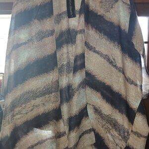 Dress scarf evening shawl- OS- pink, black, beige